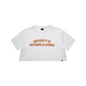 USC Trojans Womens's Hype and Vice White Univ of So Cal Track T-Shirt